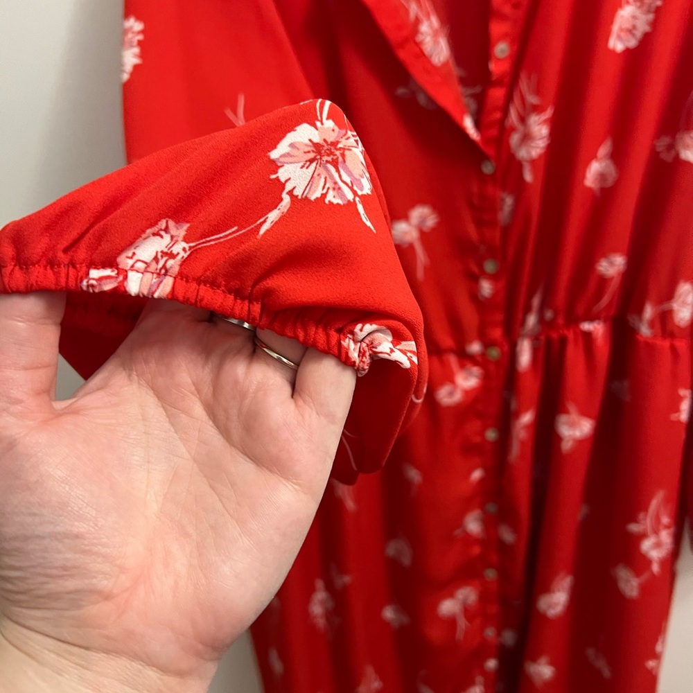 Bobeau Red Dress Size 3X - Picture 4 of 5